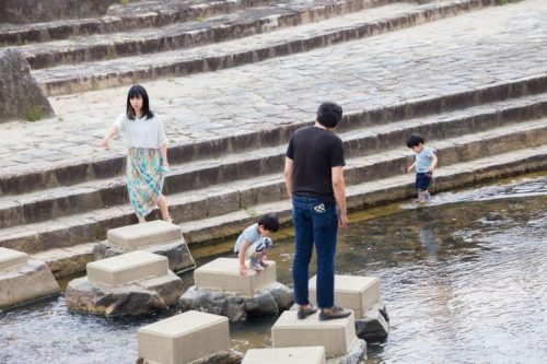 水辺で遊ぼう 親子でおでかけ 奈良県の親水公園へ行こう